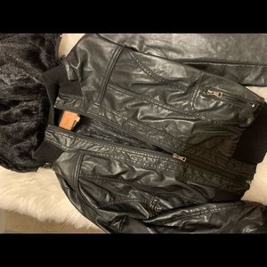 Leather jacket